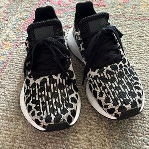 Adidas animal print shoes. Size 7.